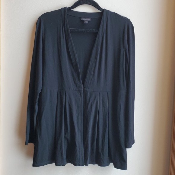 J. Jill Black V-Neck Tunic With Pockets Size XS - Picture 3 of 10